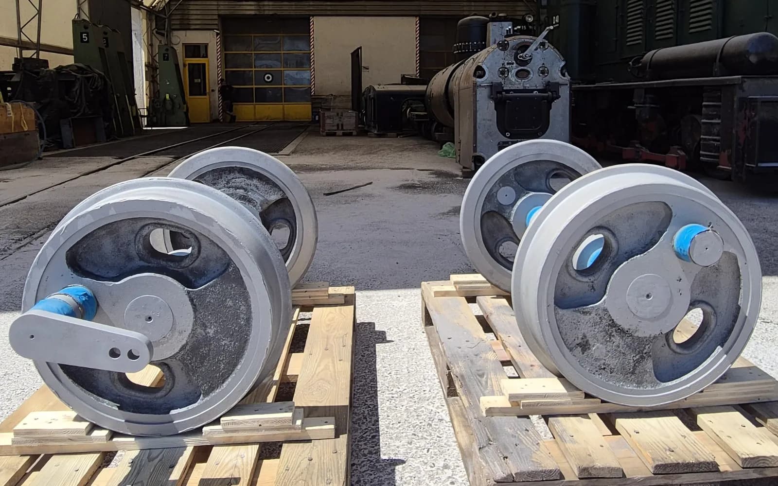 Nachher: Metallrad / Metallteile